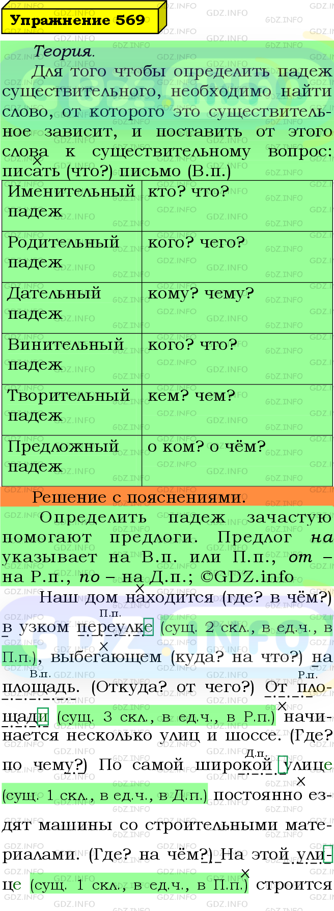 Фото подробного решения: Номер №569 из ГДЗ по Русскому языку 5 класс: Ладыженская Т.А.