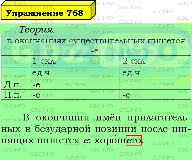 Фото подробного решения: Номер №768 из ГДЗ по Русскому языку 5 класс: Ладыженская Т.А.