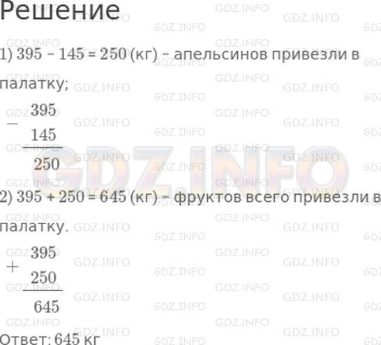 В магазин привезли апельсины сначала. Решение в магазин привезли апельсины. В палатку привезли 50 килограмм апельсинов.