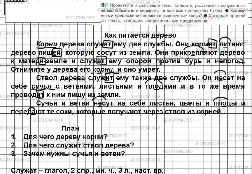 Фото решения 2: Номер №35 из ГДЗ по Русскому языку 6 класс: Ладыженская Т.А. 2015г.