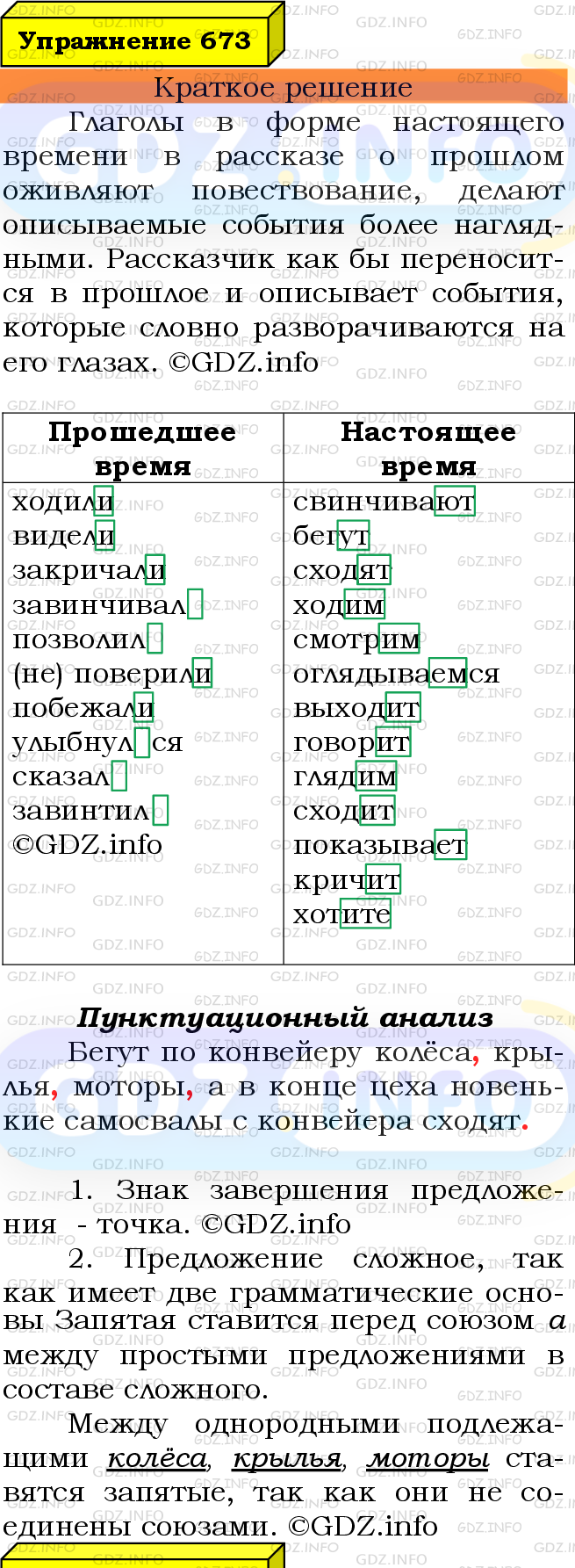 Номер №673 - ГДЗ по Русскому языку 6 класс: Ладыженская Т.А.