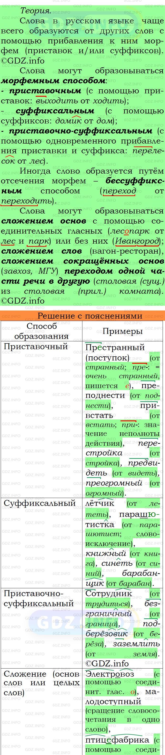 Фото подробного решения: Номер №349 из ГДЗ по Русскому языку 6 класс: Ладыженская Т.А.