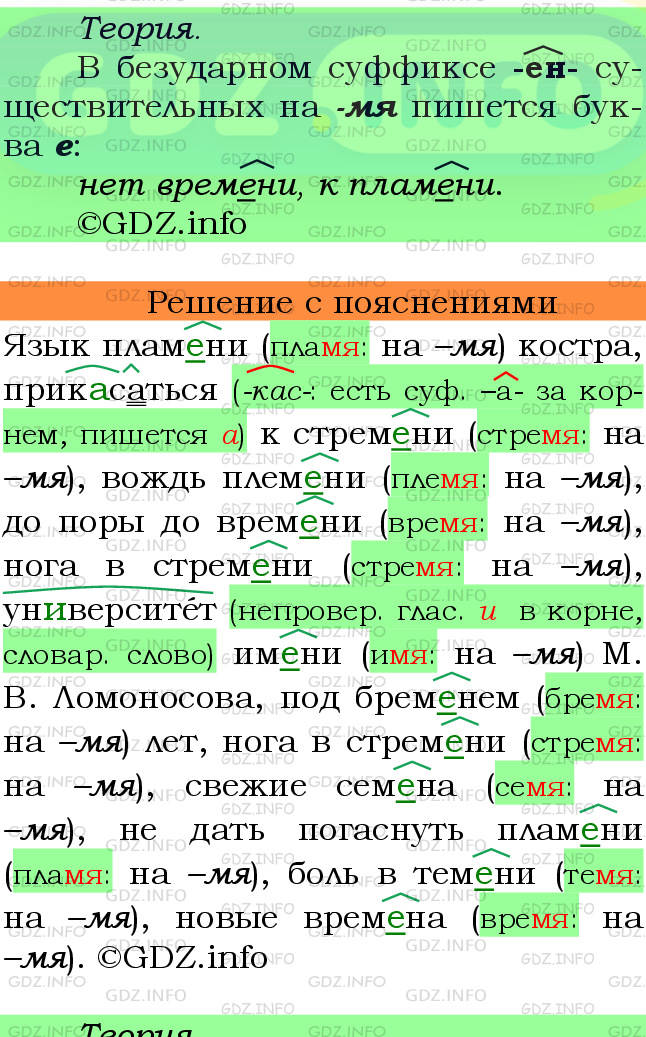 Фото подробного решения: Номер №259 из ГДЗ по Русскому языку 6 класс: Ладыженская Т.А.