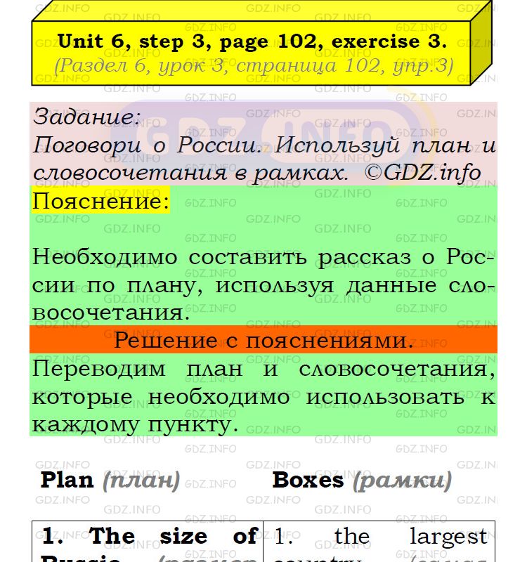 Фото подробного решения: UNIT 6, Step 3, Номер 3 из ГДЗ по Английскому языку 5 класс: Афанасьева (Учебник Rainbow)