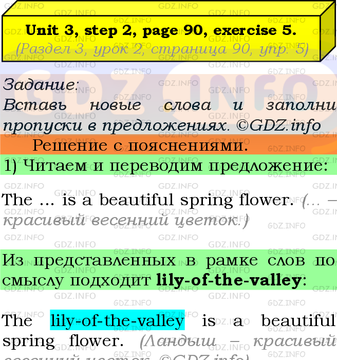 Фото подробного решения: UNIT 3, Step 2, Номер 5 из ГДЗ по Английскому языку 7 класс: Афанасьева (Учебник Rainbow)