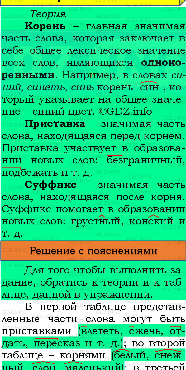 Фото подробного решения: Номер №107, Часть 1 из ГДЗ по Русскому языку 4 класс: Канакина В.П.