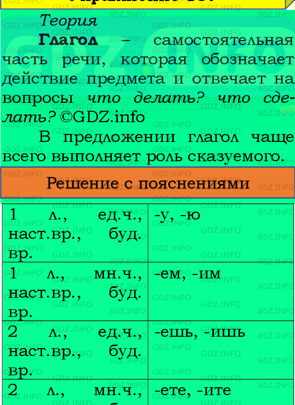 Фото подробного решения: Номер №154, Часть 2 из ГДЗ по Русскому языку 4 класс: Канакина В.П.