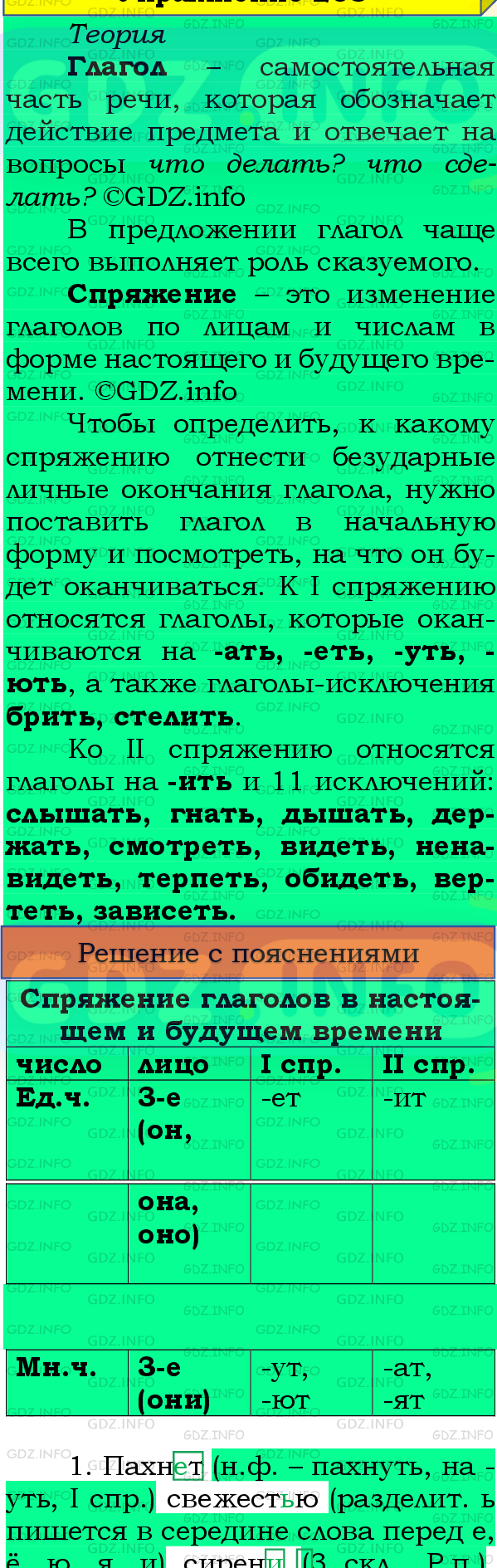 Фото подробного решения: Номер №189, Часть 2 из ГДЗ по Русскому языку 4 класс: Канакина В.П.