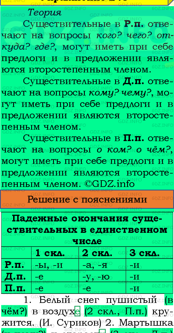 Фото подробного решения: Номер №247, Часть 1 из ГДЗ по Русскому языку 4 класс: Канакина В.П.