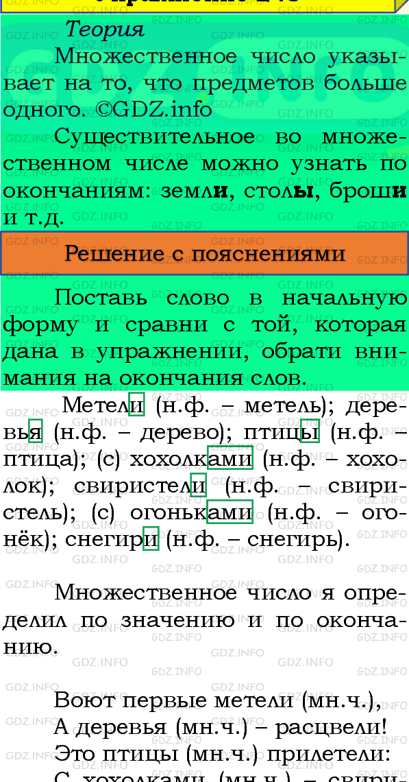 Фото подробного решения: Номер №250, Часть 1 из ГДЗ по Русскому языку 4 класс: Канакина В.П.