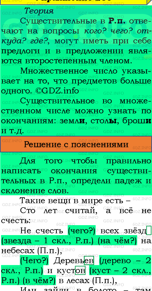 Фото подробного решения: Номер №262, Часть 1 из ГДЗ по Русскому языку 4 класс: Канакина В.П.