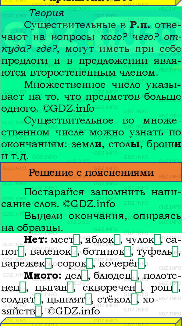 Фото подробного решения: Номер №264, Часть 1 из ГДЗ по Русскому языку 4 класс: Канакина В.П.