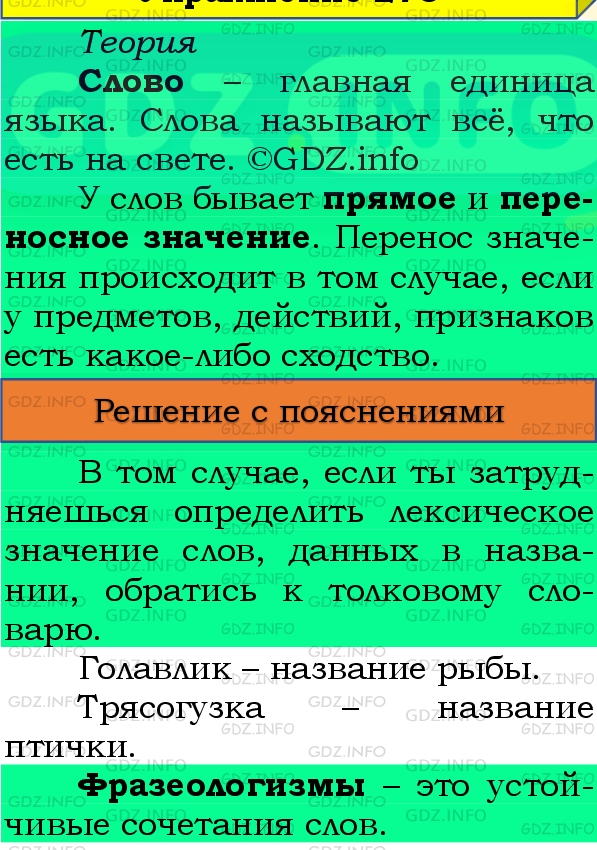 Фото подробного решения: Номер №262, Часть 2 из ГДЗ по Русскому языку 4 класс: Канакина В.П.