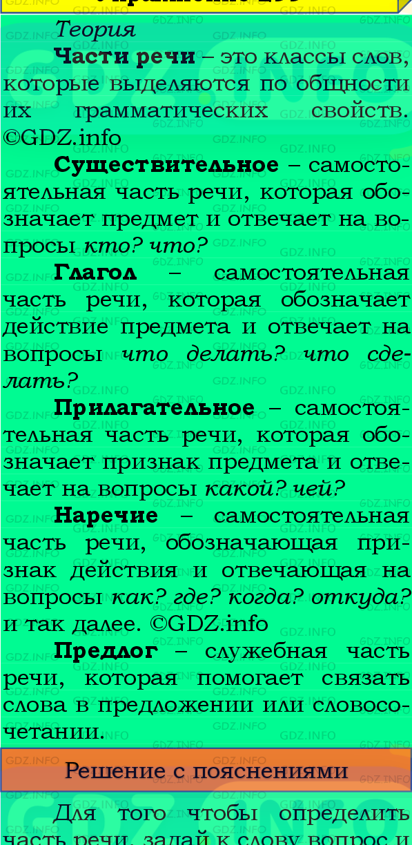 Фото подробного решения: Номер №284, Часть 2 из ГДЗ по Русскому языку 4 класс: Канакина В.П.