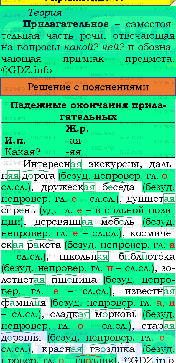 Фото подробного решения: Номер №58, Часть 2 из ГДЗ по Русскому языку 4 класс: Канакина В.П.