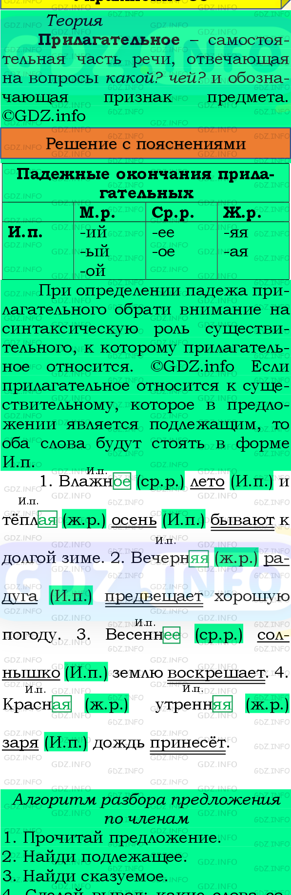 Фото подробного решения: Номер №59, Часть 2 из ГДЗ по Русскому языку 4 класс: Канакина В.П.