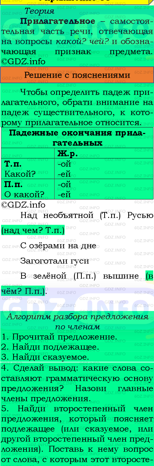 Фото подробного решения: Номер №65, Часть 2 из ГДЗ по Русскому языку 4 класс: Канакина В.П.