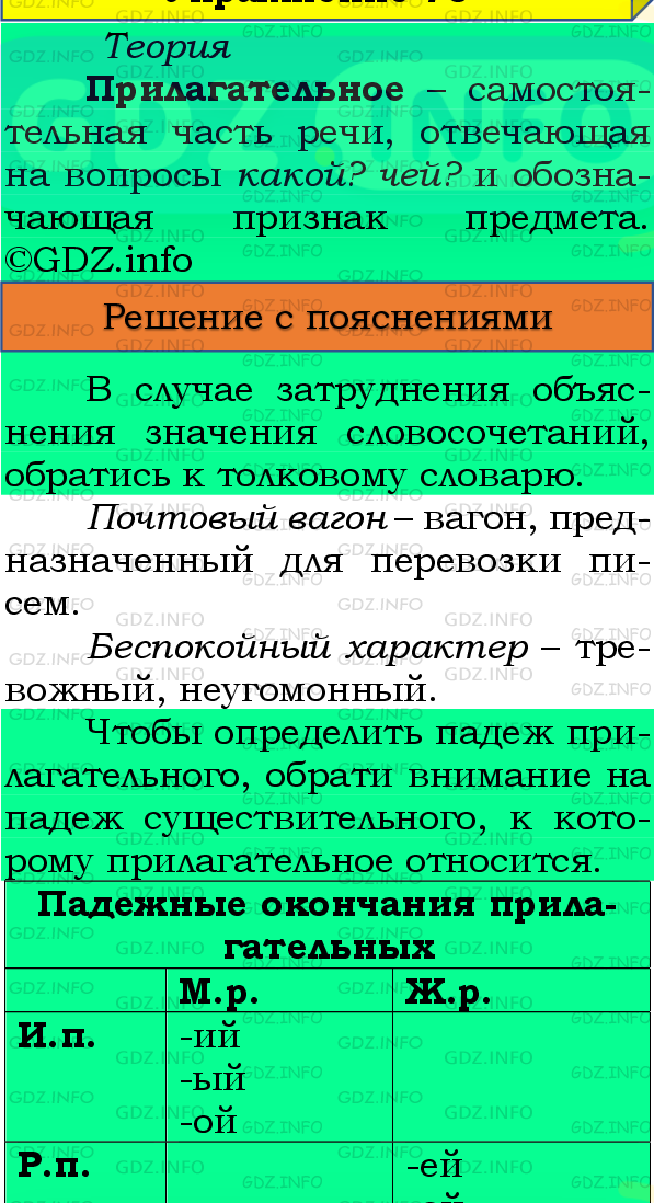 Фото подробного решения: Номер №69, Часть 2 из ГДЗ по Русскому языку 4 класс: Канакина В.П.