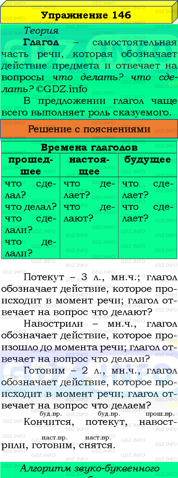 Фото подробного решения: Номер №146, Часть 2 из ГДЗ по Русскому языку 4 класс: Канакина В.П.