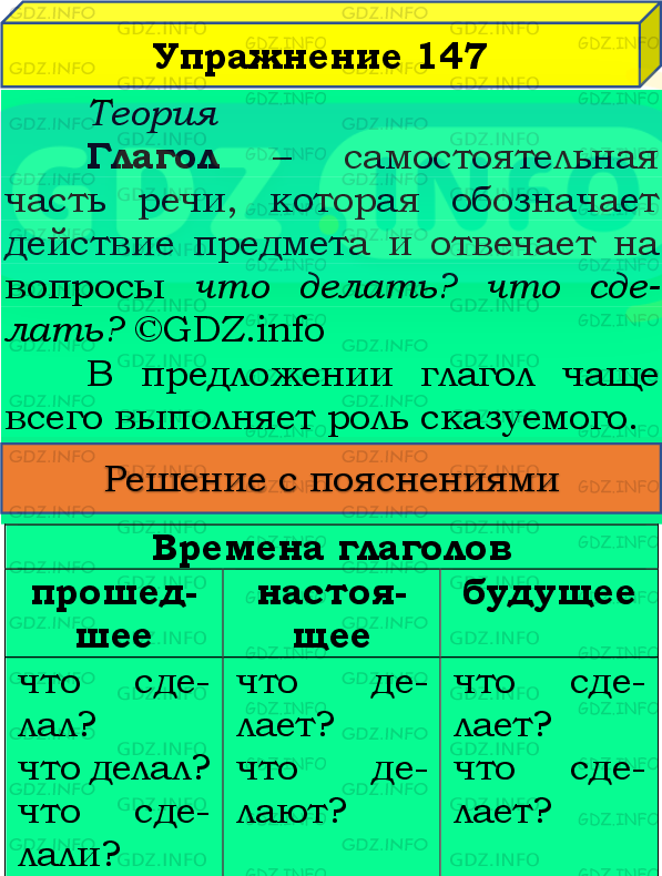 Фото подробного решения: Номер №147, Часть 2 из ГДЗ по Русскому языку 4 класс: Канакина В.П.