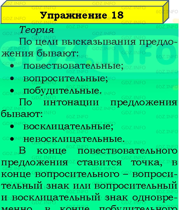 Фото подробного решения: Номер №18, Часть 1 из ГДЗ по Русскому языку 4 класс: Канакина В.П.