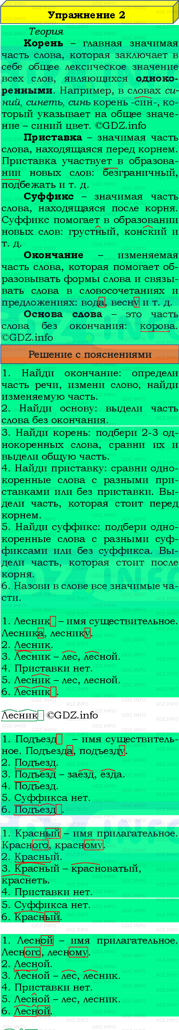 Фото подробного решения: Проверь себя, страница 120 №2, Часть 2 из ГДЗ по Русскому языку 4 класс: Канакина В.П.