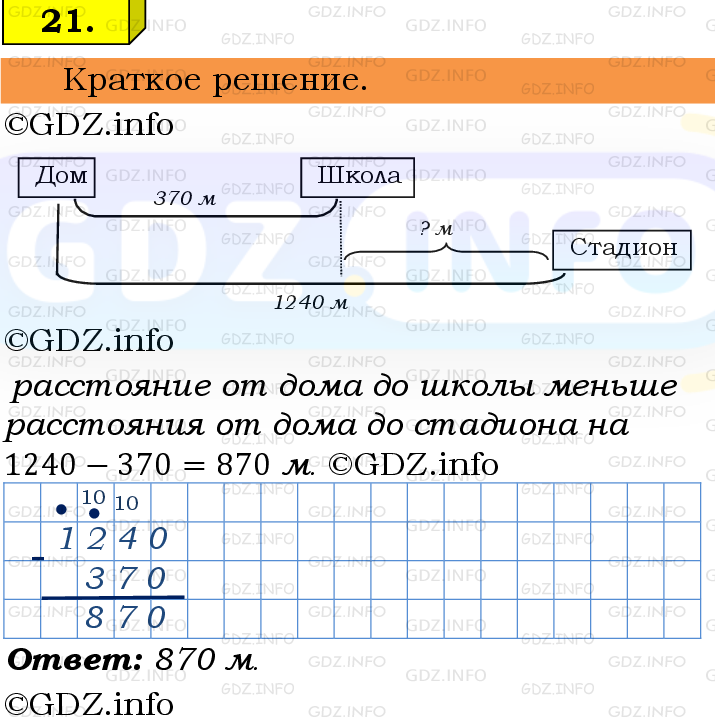 Фото решения 6: Номер №21 из ГДЗ по Математике 5 класс: Виленкин Н.Я. 2013г.