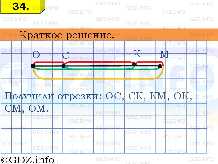 Фото решения 6: Номер №34 из ГДЗ по Математике 5 класс: Виленкин Н.Я. 2013г.
