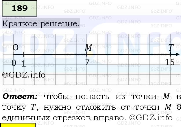 Фото решения 6: Номер №189, Часть 1 из ГДЗ по Математике 5 класс: Виленкин Н.Я. 2019г.