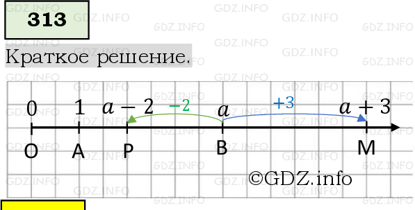 Фото решения 6: Номер №313, Часть 1 из ГДЗ по Математике 5 класс: Виленкин Н.Я. 2019г.