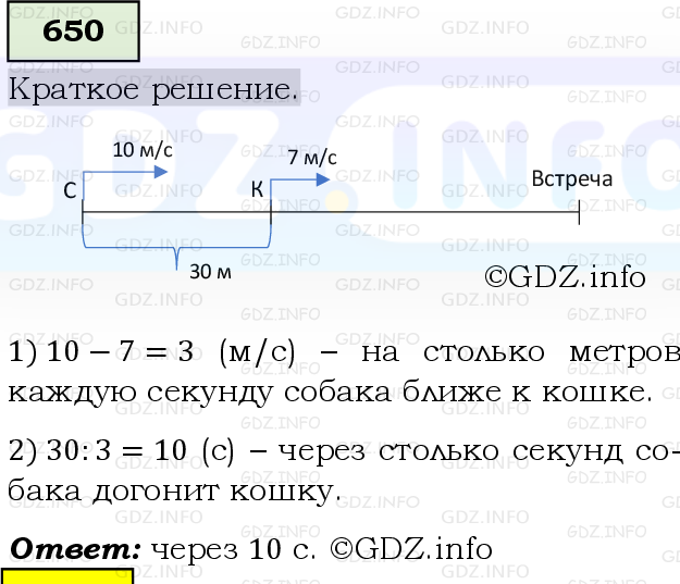Фото решения 6: Номер №650, Часть 1 из ГДЗ по Математике 5 класс: Виленкин Н.Я. 2019г.