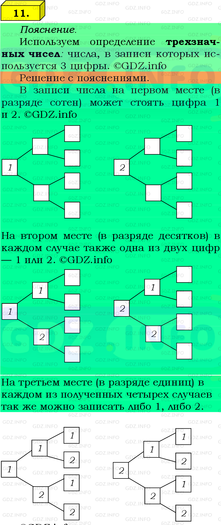 Фото подробного решения: Номер №11, Часть 1 из ГДЗ по Математике 5 класс: Виленкин Н.Я.