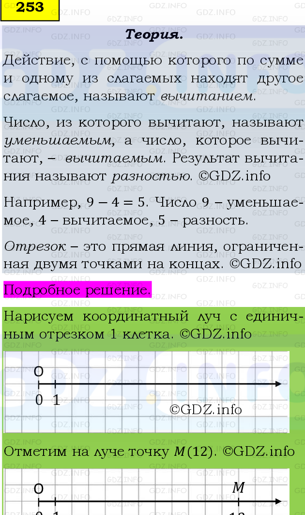 Фото подробного решения: Номер №253, Часть 1 из ГДЗ по Математике 5 класс: Виленкин Н.Я.