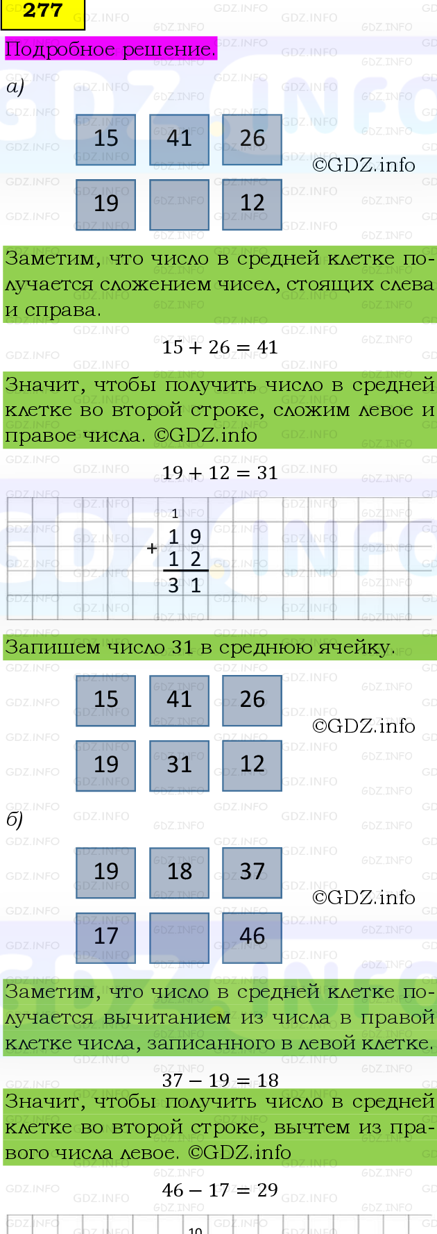 Фото подробного решения: Номер №277 из ГДЗ по Математике 5 класс: Виленкин Н.Я.