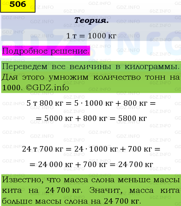 Фото подробного решения: Номер №506, Часть 1 из ГДЗ по Математике 5 класс: Виленкин Н.Я.