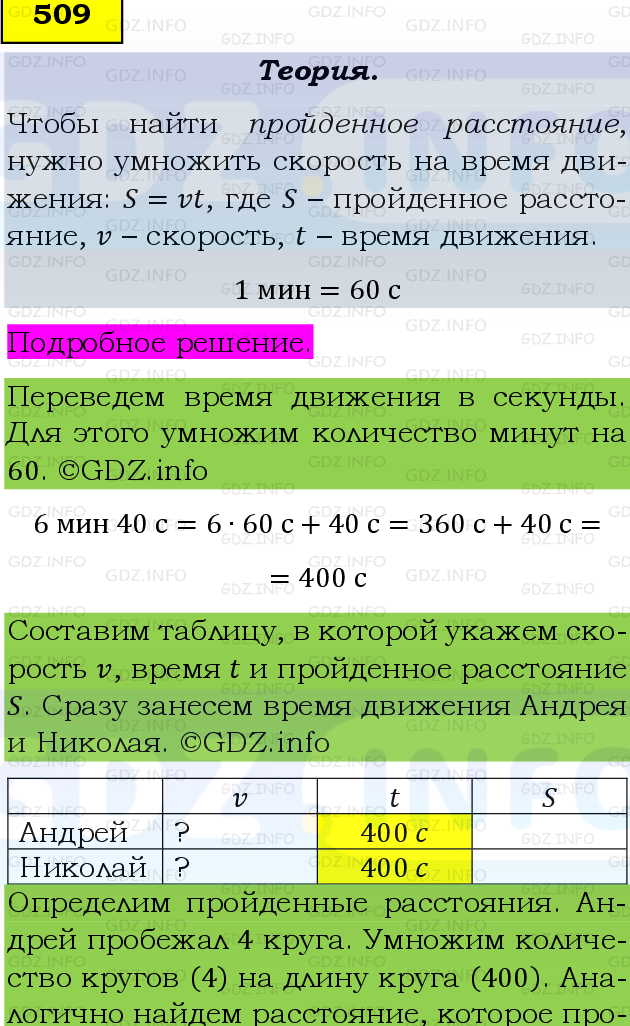 Фото подробного решения: Номер №509, Часть 1 из ГДЗ по Математике 5 класс: Виленкин Н.Я.