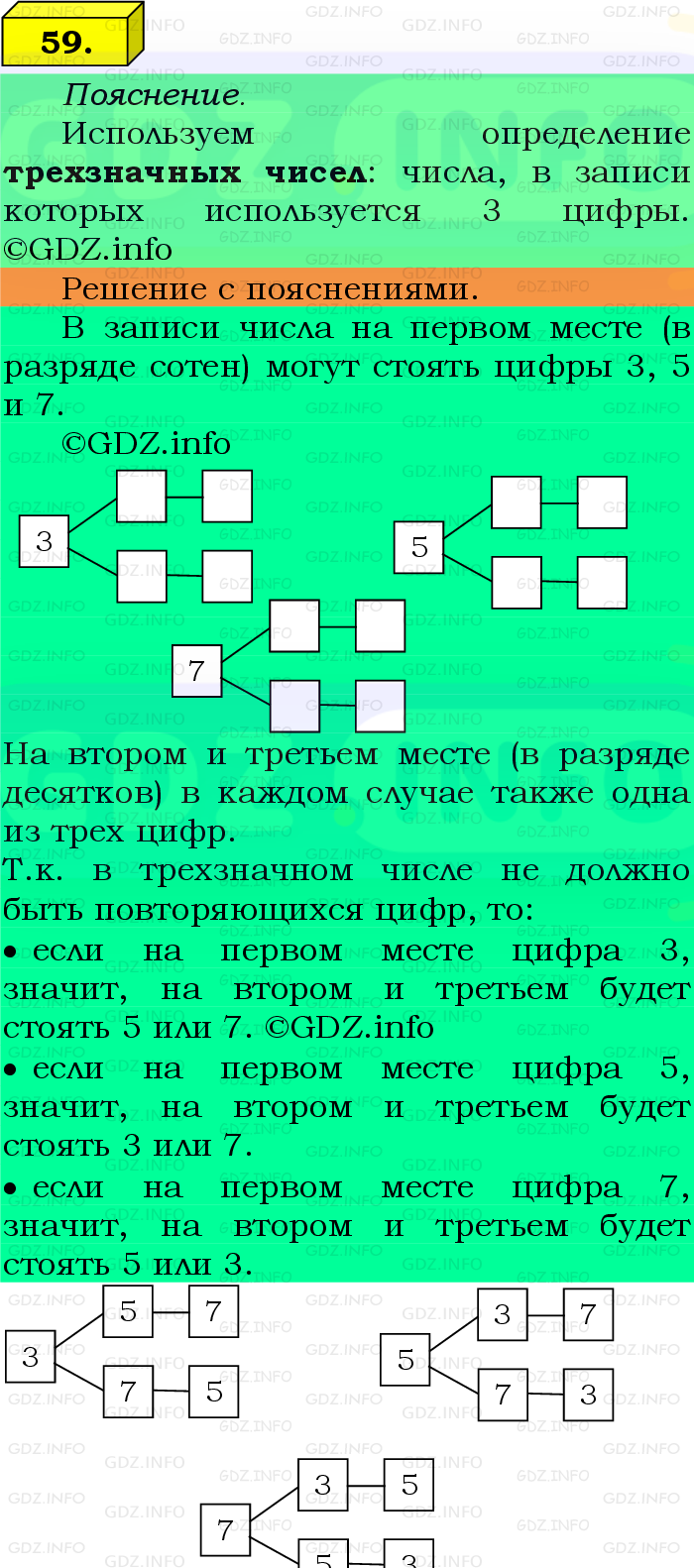 Фото подробного решения: Номер №59 из ГДЗ по Математике 5 класс: Виленкин Н.Я.