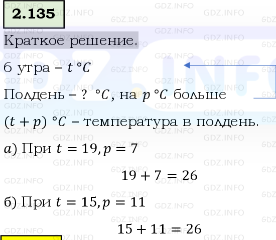 Фото решения 6: Номер №2.135, Часть 1 из ГДЗ по Математике 5 класс: Виленкин Н.Я. 2023г.