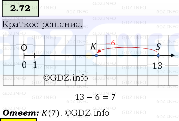 Фото решения 6: Номер №2.72, Часть 1 из ГДЗ по Математике 5 класс: Виленкин Н.Я. 2023г.