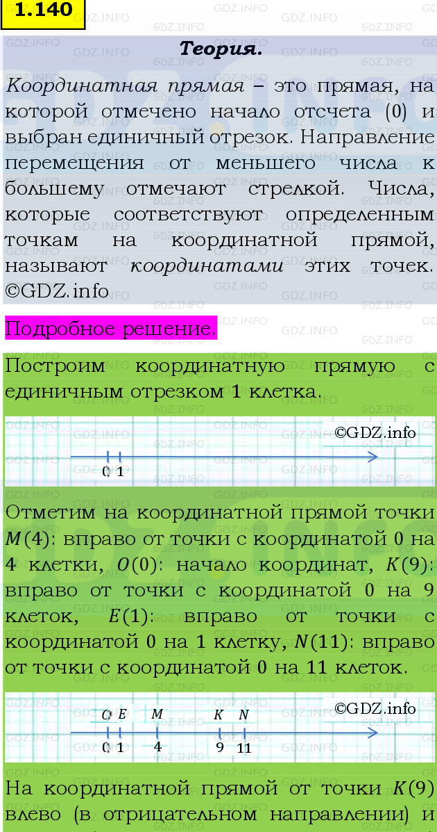 Фото подробного решения: Номер №1.140, Часть 1 из ГДЗ по Математике 5 класс: Виленкин Н.Я.