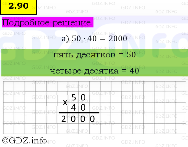 Фото подробного решения: Номер №2.90, Часть 1 из ГДЗ по Математике 5 класс: Виленкин Н.Я.