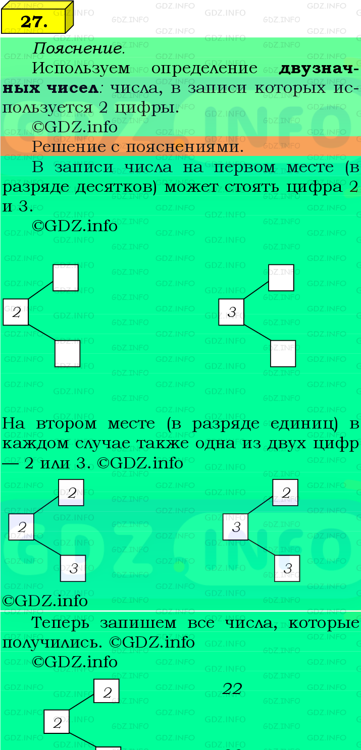 Фото подробного решения: Номер №27 из ГДЗ по Математике 5 класс: Виленкин Н.Я.