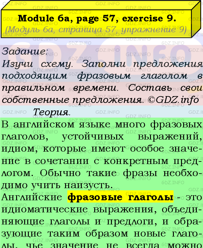 Фото подробного решения: Module 6, Страница 56-57, Номер 9 из ГДЗ по Английскому языку 7 класс: Ваулина (Учебник Spotlight)