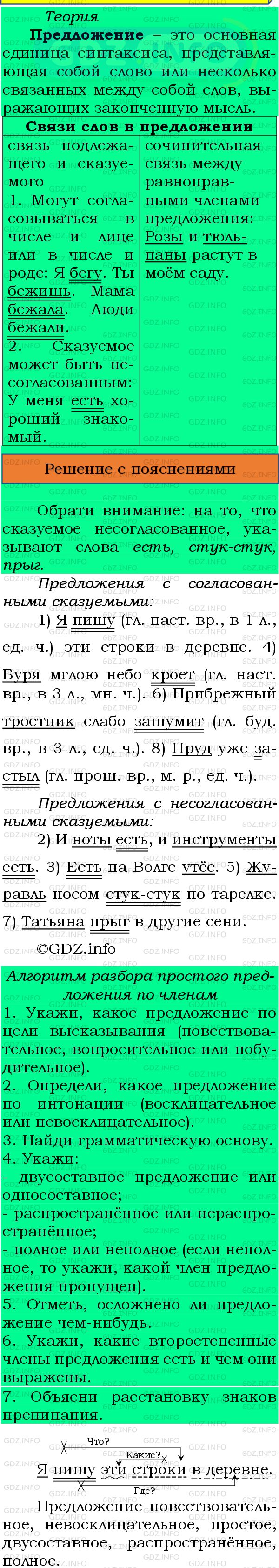 Фото подробного решения: Номер №116 из ГДЗ по Русскому языку 8 класс: Бархударов С.Г.