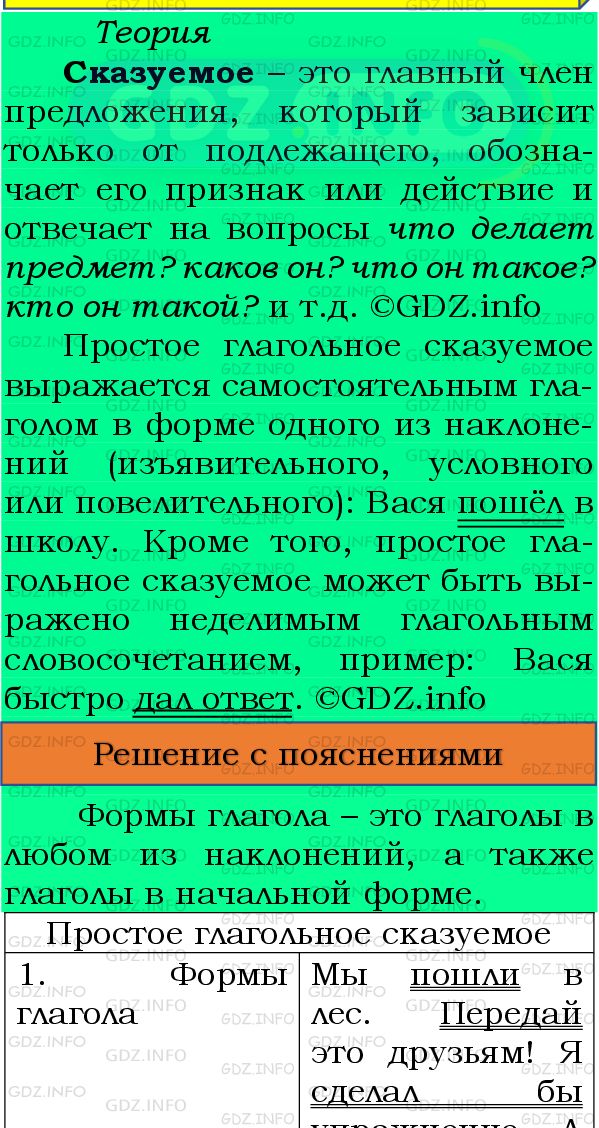 Фото подробного решения: Номер №165 из ГДЗ по Русскому языку 8 класс: Бархударов С.Г.