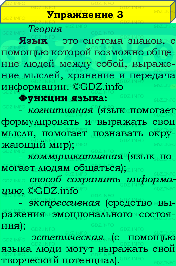 Фото подробного решения: Номер №3 из ГДЗ по Русскому языку 8 класс: Бархударов С.Г.