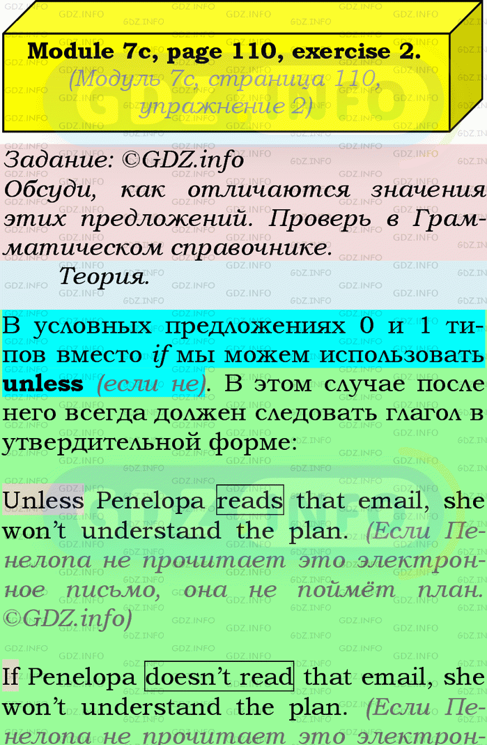 Фото подробного решения: Module 7, Страница 110-111, Номер 2 из ГДЗ по Английскому языку 9 класс: Ваулина (Учебник Spotlight)