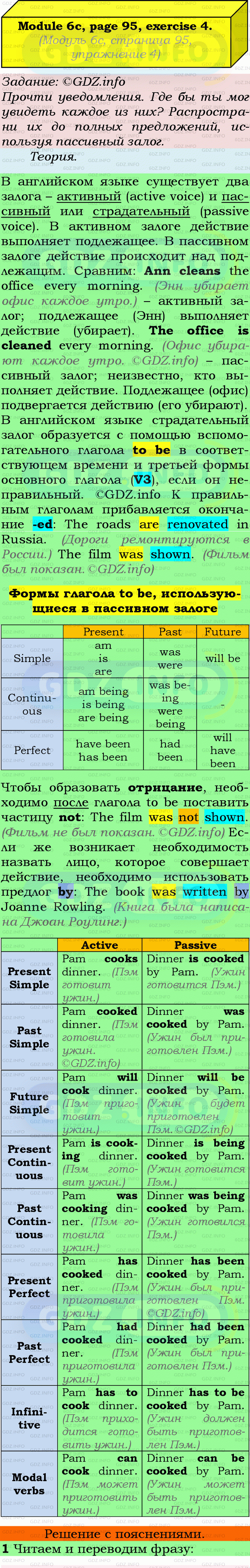 Фото подробного решения: Module 6, Страница 94-95, Номер 4 из ГДЗ по Английскому языку 9 класс: Ваулина (Учебник Spotlight)