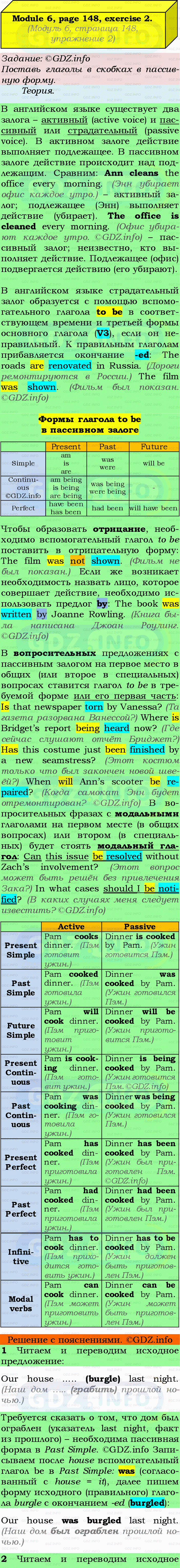 Фото подробного решения: Grammar Check, Страница 148-149, Номер 2 из ГДЗ по Английскому языку 9 класс: Ваулина (Учебник Spotlight)