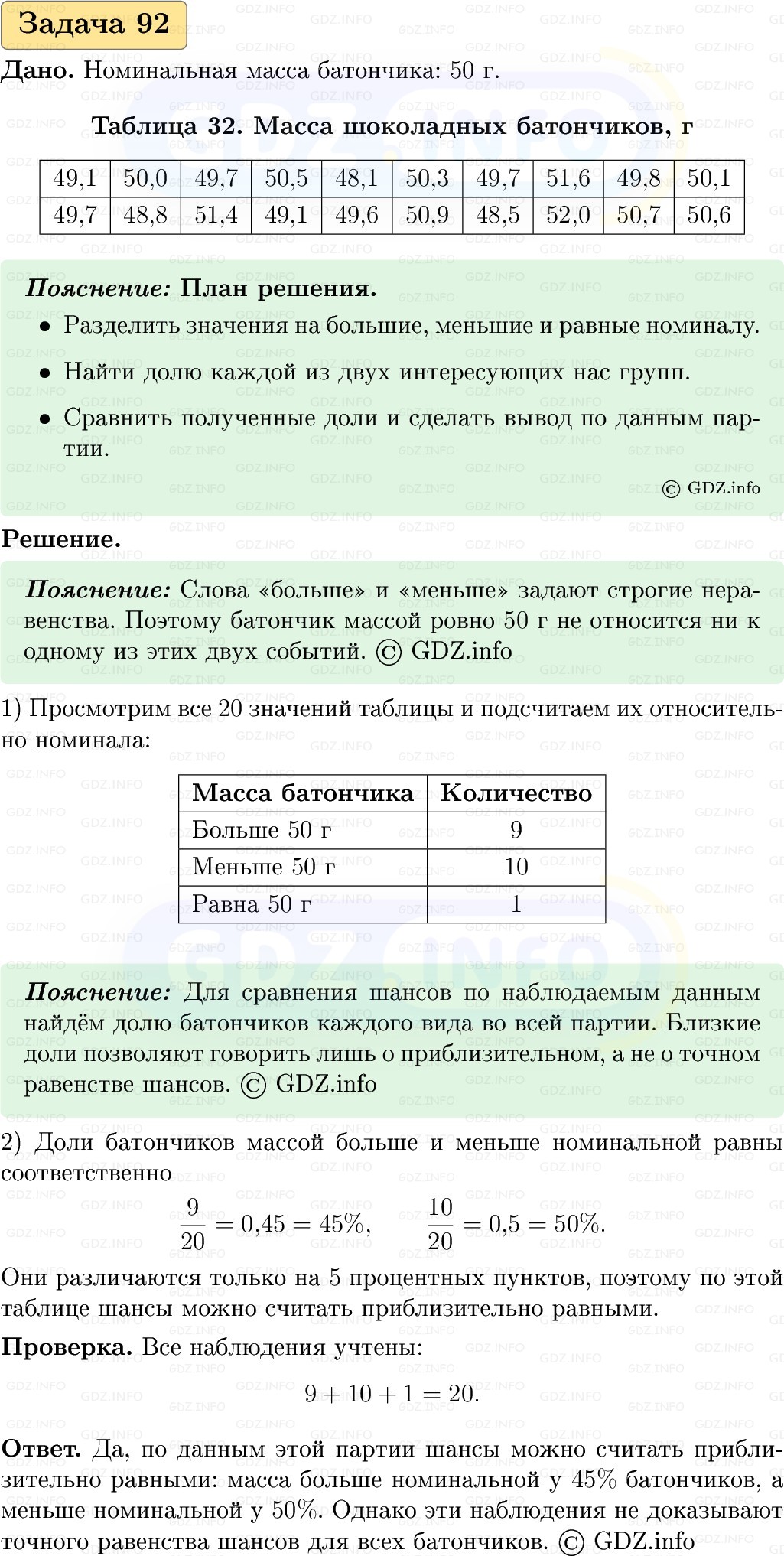Фото решения 1: Номер №92, Часть 1 из ГДЗ по Вероятности и статистике 7-9 класс: Высоцкий И.Р. 2023г. Фото решения 1: Номер №92, Часть 1 из ГДЗ по Вероятности и статистике 7-9 класс: Высоцкий И.Р. 2023г.